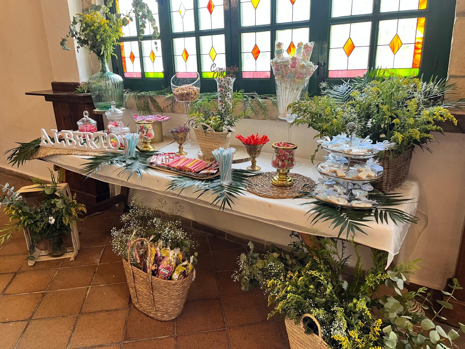 Un Candy Bar Vintage para una boda muy especial en Sevilla